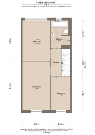 Floorplan - Flettine 5, 4142 RT Leerdam